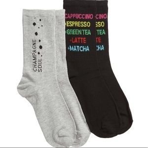 2 Pack SOCKART Drinking Crew Socks